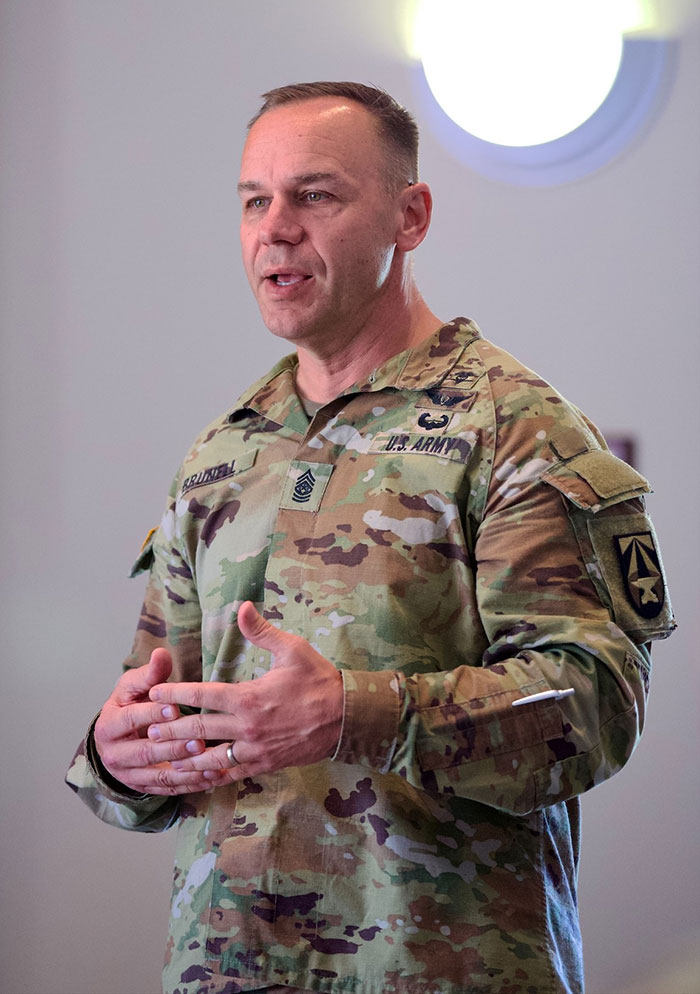 Command Sgt. Maj. Kyle S. Brunell